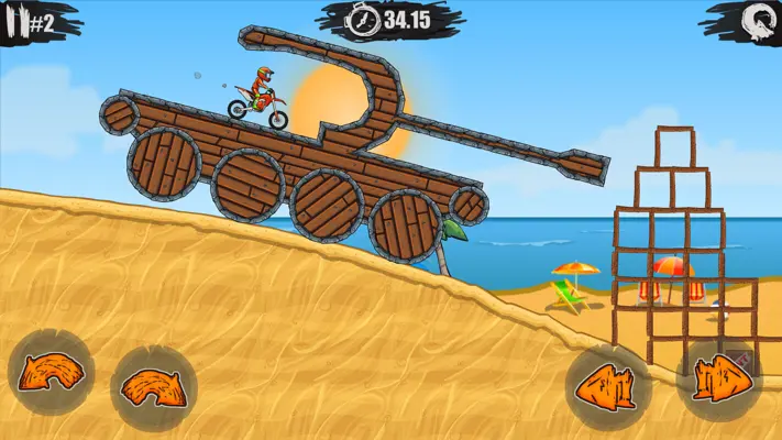 Moto X3M Bike Race Game android App screenshot 1